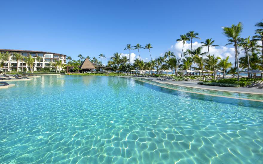 Incredible pools at the Lopesan Playa Bávaro Hotel, in Punta Cana