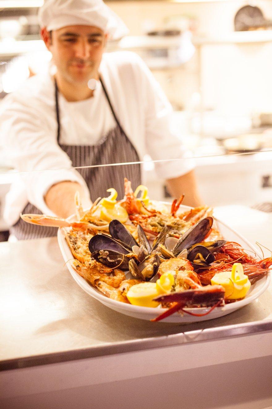 Typical seafood of Punta Cana