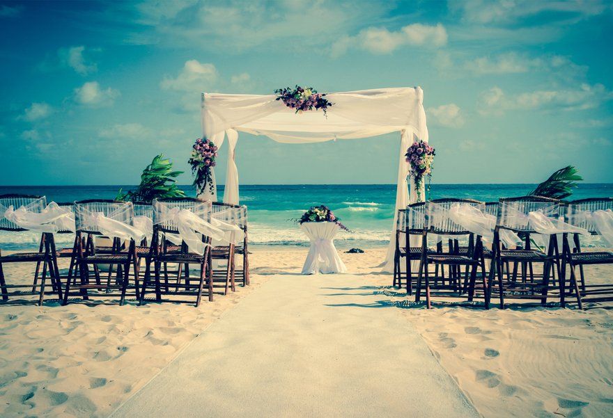 romantic beach in Punta Cana fo weddings