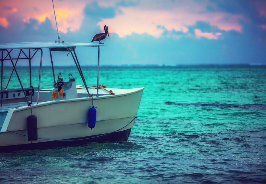 Barco en República Dominicana