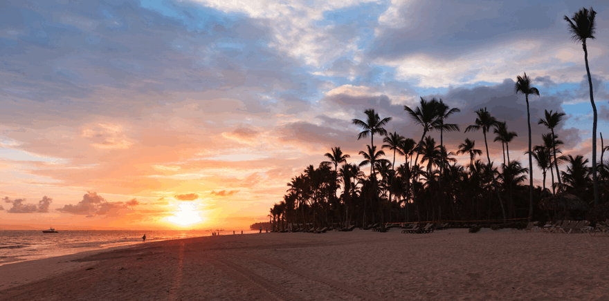 Strand in der Dominikanischen Republik