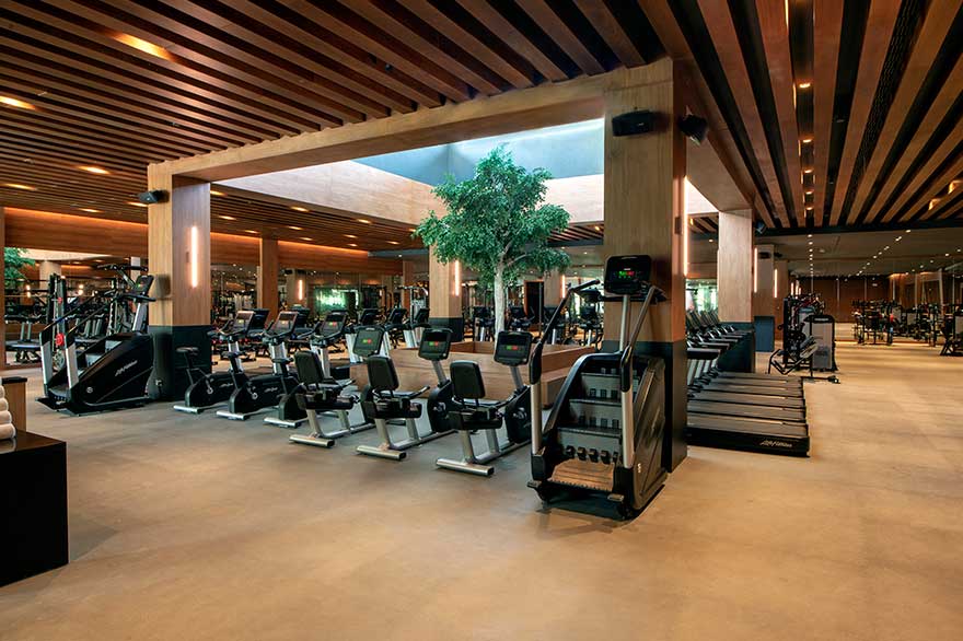 Das Boulevard-Fitnessstudio in Punta Cana