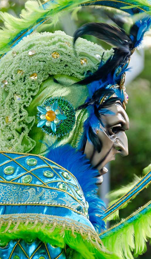Mask during the La Vega festival in the Dominican Republic Mask during the La Vega festival in the Dominican Republic