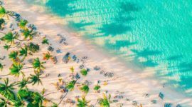 Beach in the Dominican Republic, a favourite among tourists