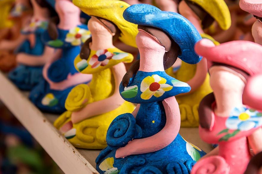 Keramik-Souvenirs aus der Dominikanischen Republik