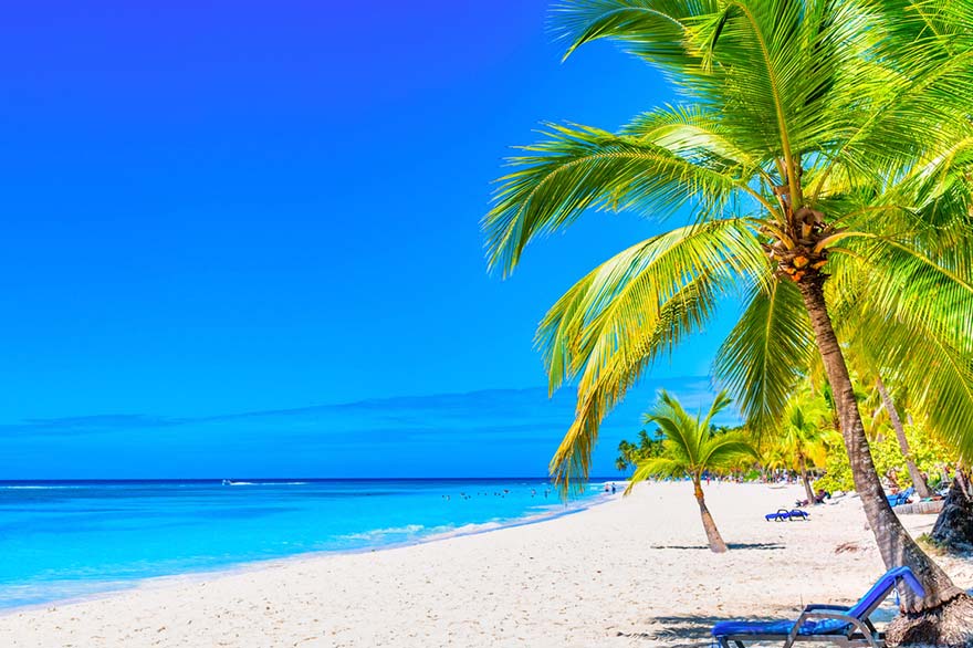 Strand der Insel Saona