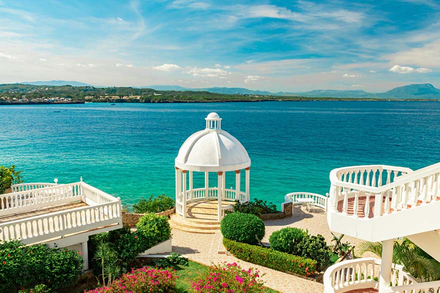 Ansicht von Puerto Plata in der Dominikanischen Republik