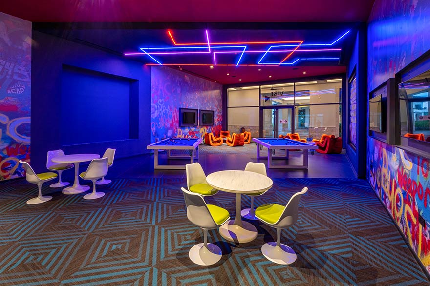 Vibe teen club, located in The Boulevard, at the Lopesan Costa Bávaro Resort, Spa & Casino