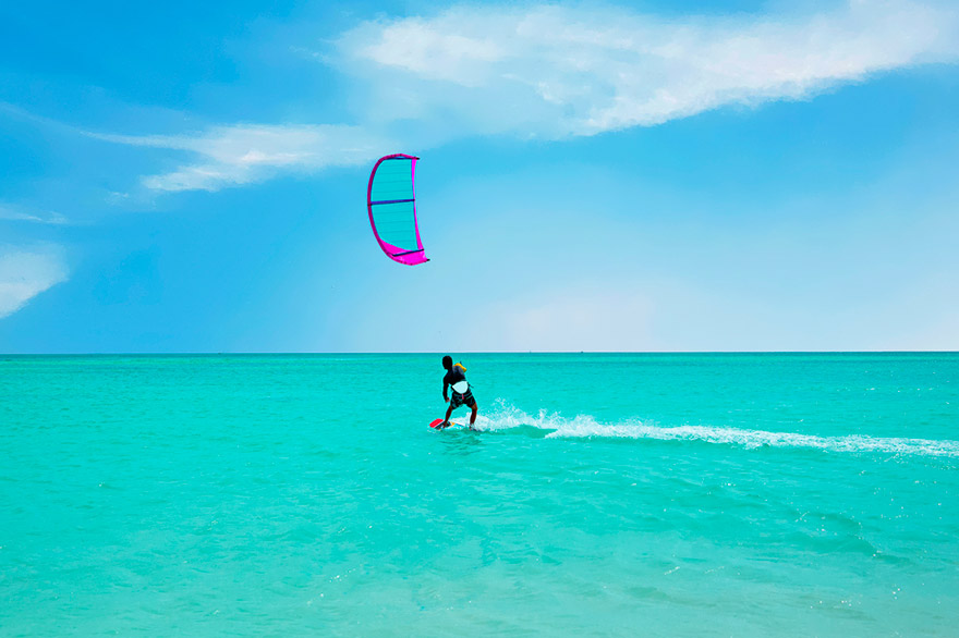 Kitesurfing in Punta Cana, Dominican Republic