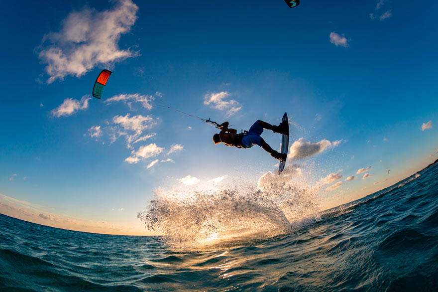 Some of the best kitesurfing spots in the Caribbean are in Punta Cana